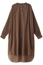 【ミズイロ インド/mizuiro ind】のstand collar gather OP ワンピース beige|ID: prp329100004051932 ipo3291000000032895059