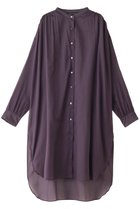 【ミズイロ インド/mizuiro ind】のstand collar gather OP ワンピース purple|ID: prp329100004051932 ipo3291000000032895061