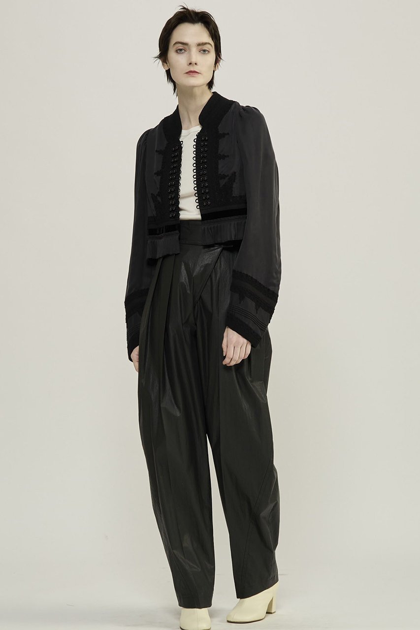 【カレンテージ/CURRENTAGE】のコードエンブロイダリーブラウス 人気、トレンドファッション・服の通販 founy(ファニー) ファッション Fashion レディースファッション Fashion for Women トップス・カットソー Cut & Sew Tops シャツ・ブラウス・オフィスカジュアル Elegant Blouses & Button-Ups キュプラ Cupro, Eco Fabric ジャケット Jacket, Outerwear スリーブ Sleeve, Long Sleeve / Short Sleeve ドレープ Drape, Draping Fabric プリーツ Pleats, Pleated ベスト Vest, Waistcoat ペプラム Peplum, Flared Hem モダン Modern, Contemporary ロング Long, Long-Length other-8|ID: prp329100004051963 ipo3291000000036071685