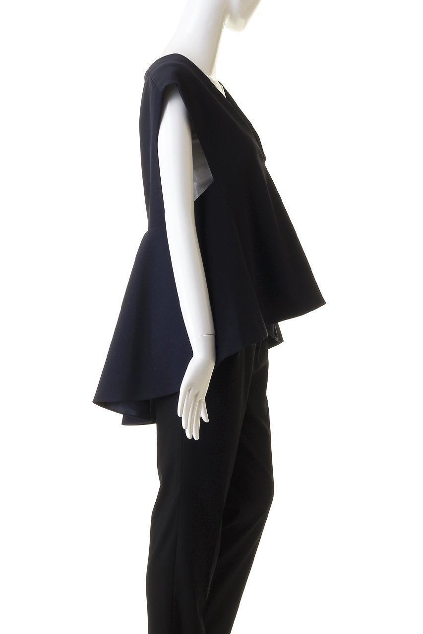 【ヒューエルミュージアム/hueLe Museum】の【STUMBLY】バックペプラムブラウス 人気、トレンドファッション・服の通販 founy(ファニー) ファッション Fashion レディースファッション Fashion for Women トップス・カットソー Cut & Sew Tops キャミソール&ノースリーブ Camisoles & Sleeveless Tops シャツ・ブラウス・オフィスカジュアル Elegant Blouses & Button-Ups バッグ Bags ジャケット Jacket, Outerwear ノースリーブ Sleeveless, No-Sleeve ハイネック High Neck, Mock Neck フレア Flare, Flared other-3|ID: prp329100004052709 ipo3291000000035822926