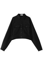 【ザ リラクス/THE RERACS】のCPOスーパーショートブラウス 人気、トレンドファッション・服の通販 founy(ファニー) ファッション Fashion レディースファッション WOMEN トップス・カットソー Tops/Tshirt シャツ/ブラウス Shirts/Blouses ショート Short スリーブ Sleeve トレンド Trend パッチ Patch ポケット Pocket モダン Modern ロング Long thumbnail ブラック|ID: prp329100004053587 ipo3291000000027266806