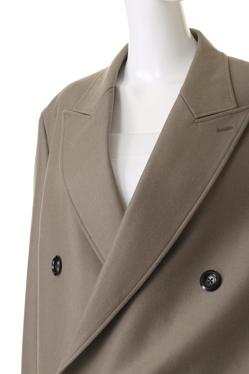 【ザ リラクス/THE RERACS】のダブルピークドテーラードコート 人気、トレンドファッション・服の通販 founy(ファニー) 　ファッション　Fashion　レディースファッション　Fashion for Women　アウター　Coat / Outerwear Collection　コート・ロングコート・ピーコート　Long Coats, Peacoats & More　スリット　Slit, Slit Detail　マニッシュ　Mannish, Boyish　ロング　Long, Long-Length　other-5|ID: prp329100004053607 ipo3291000000032948302