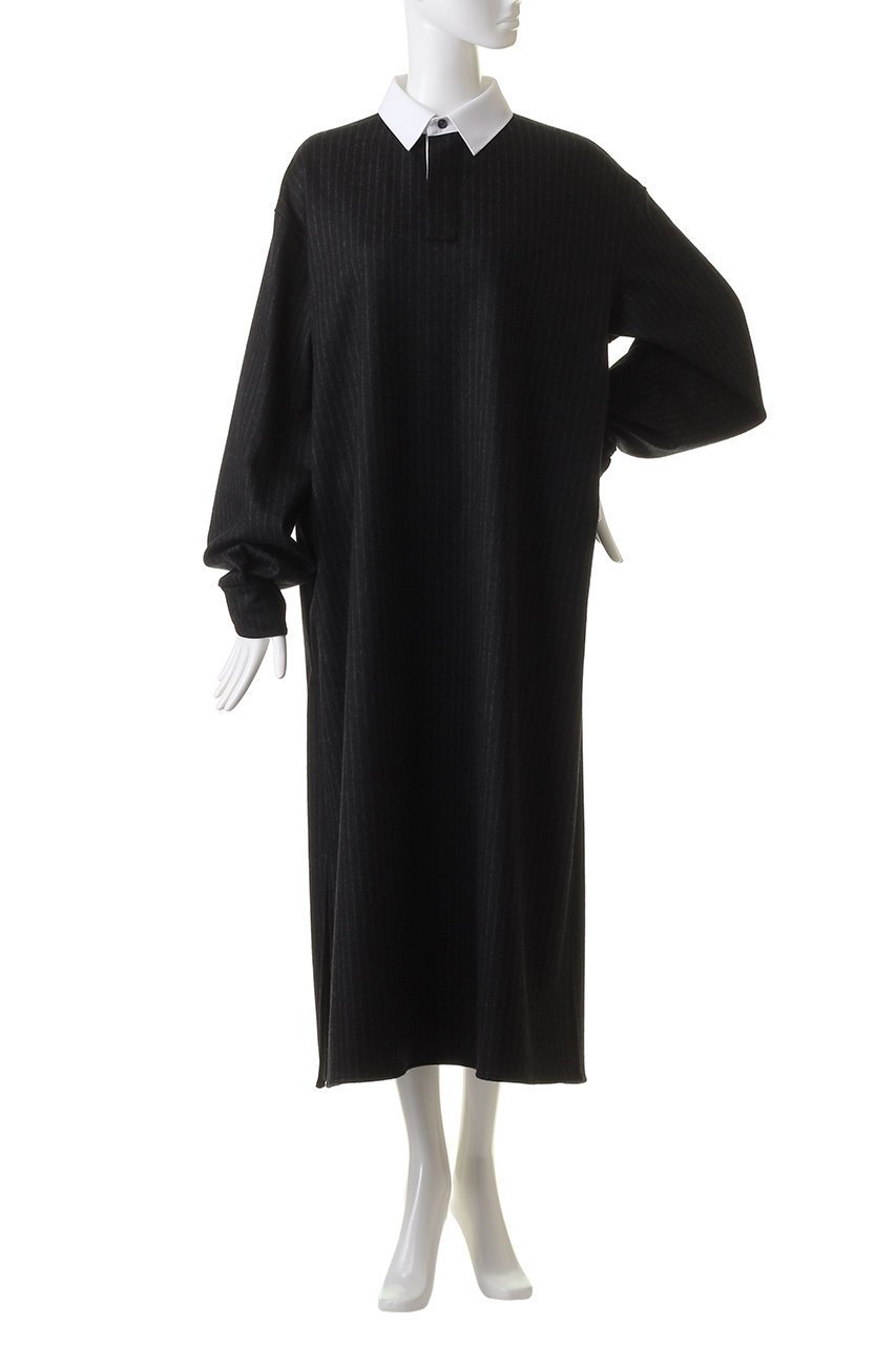 【ザ リラクス/THE RERACS】のクレリックポロドレス 人気、トレンドファッション・服の通販 founy(ファニー) 　ファッション　Fashion　レディースファッション　WOMEN　ワンピース　Dress　ドレス　Party Dresses　チュニック　Tunic　ストライプ　Stripe　チュニック　Tunic　トレンド　Trend　ドレス　Dress　モダン　Modern　ロング　Long　other-2|ID: prp329100004053627 ipo3291000000031400913