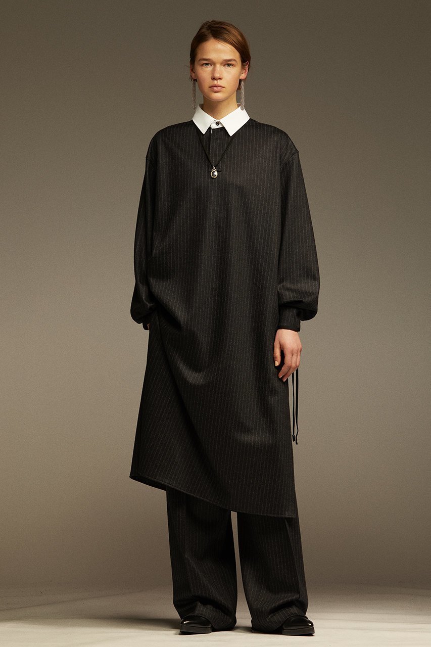 【ザ リラクス/THE RERACS】のクレリックポロドレス 人気、トレンドファッション・服の通販 founy(ファニー) 　ファッション　Fashion　レディースファッション　WOMEN　ワンピース　Dress　ドレス　Party Dresses　チュニック　Tunic　ストライプ　Stripe　チュニック　Tunic　トレンド　Trend　ドレス　Dress　モダン　Modern　ロング　Long　other-6|ID: prp329100004053627 ipo3291000000031400921