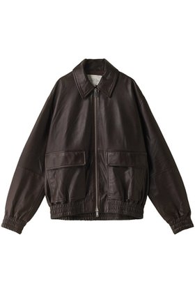 【スタジオ ニコルソン/STUDIO NICHOLSON / MEN】 【MEN】レザーボンバー ジャケット人気、トレンドファッション・服の通販 founy(ファニー) ファッション Fashion メンズファッション MEN ジャケット Jacket ブルゾン Blouson ポケット Pocket ミリタリー Military エレガント 上品 Elegant |ID:prp329100004053698