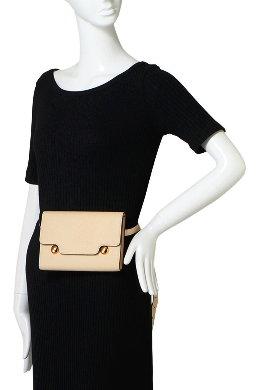 【マルニ/MARNI】のTRUNKAROO ベルトバッグ 人気、トレンドファッション・服の通販 founy(ファニー) 　ファッション　Fashion　レディースファッション　WOMEN　バッグ　Bag　ベルト　Belts　クラッチ　Clutch　ショルダー　Shoulder　スタイリッシュ　Stylish　スタッズ　Studs　パーティ　Party　フォルム　Form　ポシェット　Pochette　モダン　Modern　リュクス　Luxe　ロング　Long　other-6|ID: prp329100004053720 ipo3291000000032049731