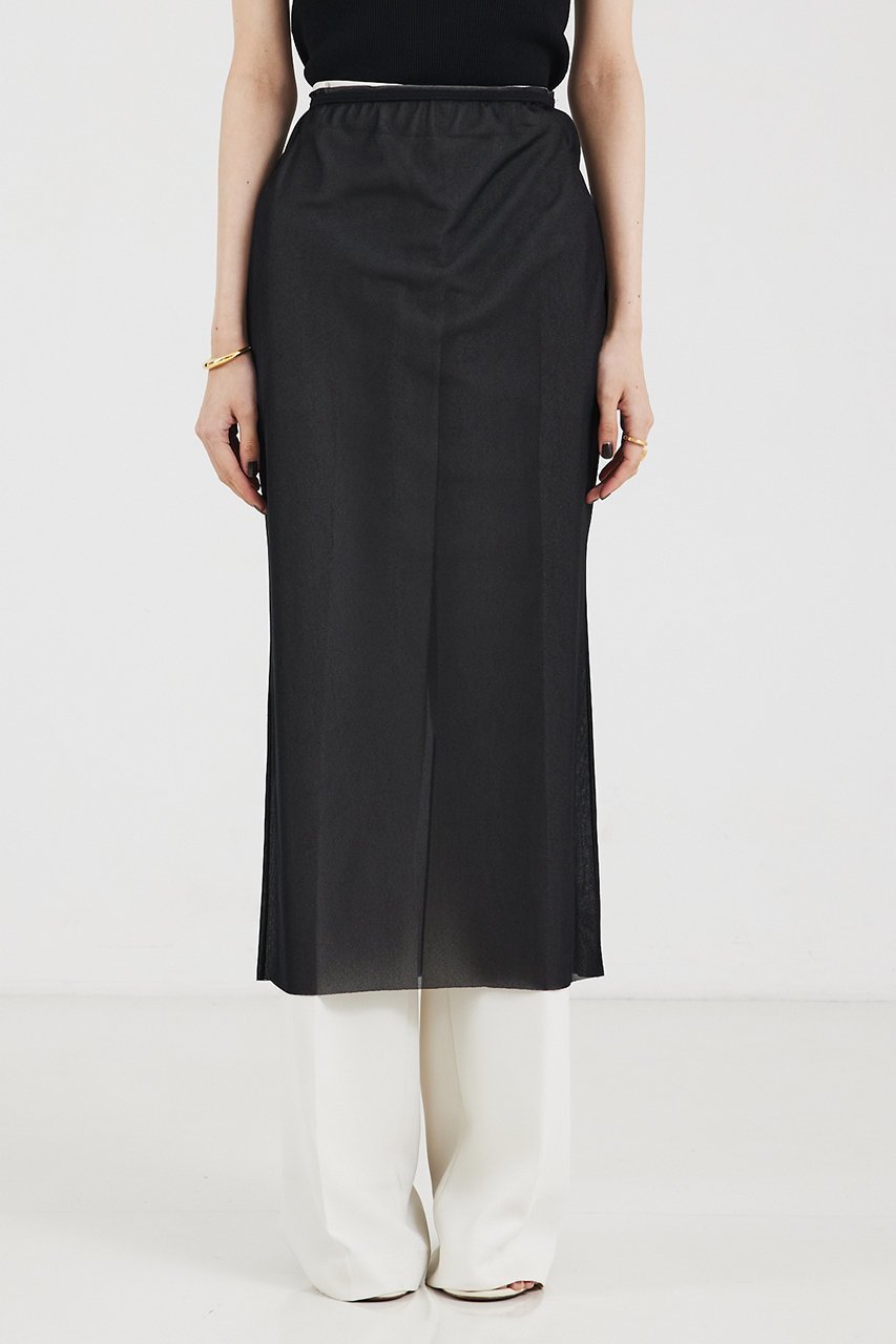 【ザ ストア バイ シー/THE STORE by C】のシアースカート 人気、トレンドファッション・服の通販 founy(ファニー) 　ファッション　Fashion　レディースファッション　Fashion for Women　スカート　Skirts　ロングスカート　Long Skirts / Maxi & Midi Skirts　オーガンジー　Organza Fabric　シアー　Sheer, See-Through　シンプル　Simple, Minimal　スリット　Slit, Slit Detail　ロング　Long, Long-Length　other-6|ID: prp329100004053725 ipo3291000000032852058