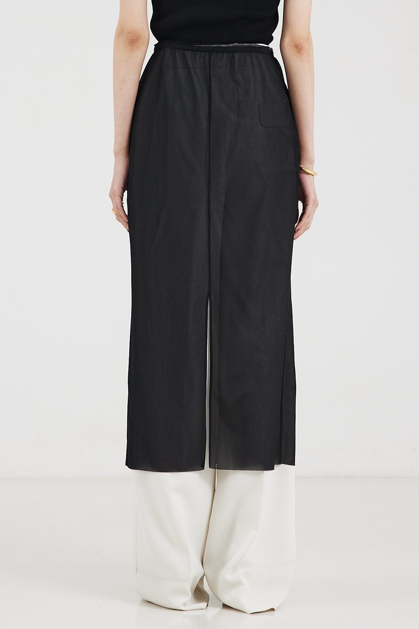 【ザ ストア バイ シー/THE STORE by C】のシアースカート 人気、トレンドファッション・服の通販 founy(ファニー) 　ファッション　Fashion　レディースファッション　Fashion for Women　スカート　Skirts　ロングスカート　Long Skirts / Maxi & Midi Skirts　オーガンジー　Organza Fabric　シアー　Sheer, See-Through　シンプル　Simple, Minimal　スリット　Slit, Slit Detail　ロング　Long, Long-Length　other-8|ID: prp329100004053725 ipo3291000000032852068