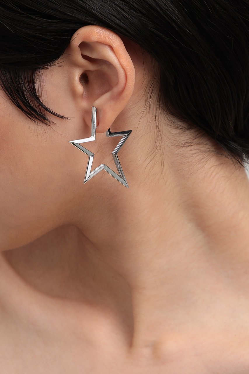 【プラス ヴァンドーム/Plus Vendome】のFINELINETATTOO STAR ピアス 人気、トレンドファッション・服の通販 founy(ファニー) 　ファッション　Fashion　レディースファッション　Fashion for Women　ジュエリー　Jewelry　ファッションリング　Fashion Rings　イヤリング・フープ・ドロップタイプ　Hoop, Drop & Clip Earrings　イヤリング　Earrings　コーティング　Coating, Coated Finish　シルバー　Silver, Metallic Silver　シンプル　Simple, Minimal　スタイリッシュ　Stylish, Fashionable　モダン　Modern, Contemporary　モチーフ　Motif, Design Theme　other-7|ID: prp329100004053733 ipo3291000000032363905