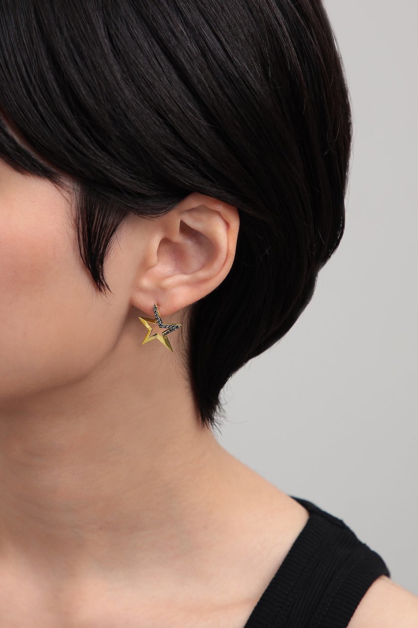 【プラス ヴァンドーム/Plus Vendome】のFINELINETATTOO STAR ピアス 人気、トレンドファッション・服の通販 founy(ファニー) 　ファッション　Fashion　レディースファッション　Fashion for Women　ジュエリー　Jewelry　ファッションリング　Fashion Rings　イヤリング・フープ・ドロップタイプ　Hoop, Drop & Clip Earrings　イヤリング　Earrings　シンプル　Simple, Minimal　スタイリッシュ　Stylish, Fashionable　モダン　Modern, Contemporary　モチーフ　Motif, Design Theme　other-6|ID: prp329100004053734 ipo3291000000032363907
