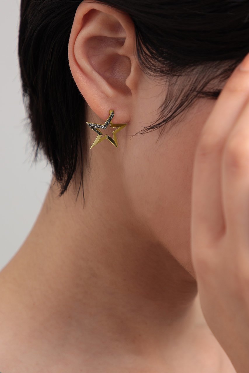 【プラス ヴァンドーム/Plus Vendome】のFINELINETATTOO STAR ピアス 人気、トレンドファッション・服の通販 founy(ファニー) 　ファッション　Fashion　レディースファッション　Fashion for Women　ジュエリー　Jewelry　ファッションリング　Fashion Rings　イヤリング・フープ・ドロップタイプ　Hoop, Drop & Clip Earrings　イヤリング　Earrings　シンプル　Simple, Minimal　スタイリッシュ　Stylish, Fashionable　モダン　Modern, Contemporary　モチーフ　Motif, Design Theme　other-8|ID: prp329100004053734 ipo3291000000032363909