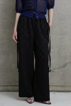 【ローズバッド/ROSE BUD】のリボンジャカードパンツ 人気、トレンドファッション・服の通販 founy(ファニー) ファッション Fashion レディースファッション WOMEN パンツ Pants シンプル Simple ジャカード Jacquard ストレート Straight リボン Ribbon thumbnail ブラック|ID: prp329100004054617 ipo3291000000027287045