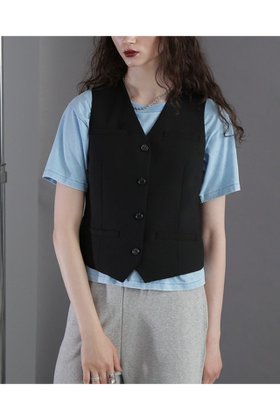 【ローズバッド/ROSE BUD】のコンパクトベスト 人気、トレンドファッション・服の通販 founy(ファニー) ファッション Fashion レディースファッション WOMEN アウター Coat Outerwear ジャケット Jackets おすすめ Recommend コンパクト Compact シンプル Simple ジャケット Jacket タンク Tank ベスト Vest 夏 Summer |ID:prp329100004054618