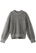 【メゾンスペシャル/MAISON SPECIAL】のTulle Layered Low Gauge Reversible Knit Pullover/チュールレイヤーローゲージリバーシブルプルオーバーニット 人気、トレンドファッション・服の通販 founy(ファニー) ファッション Fashion レディースファッション Fashion for Women トップス・カットソー Cut & Sew Tops ニット Knit Tops & Sweaters カジュアルプルオーバー・ニットトップス Pullovers & Knit Tops / Casual Pullovers カーディガン Cardigan, Knitwear ギャザー Gathered, Ruffled チュール Tulip, Tulip Motif 手編み Hand-Knitted, Handmade Knit バランス Balance, Style Balance フェミニン Feminine, Girly ブラウジング Blouson Silhouette, Cinched Waist ボトム Bottoms, Lower Wear リバーシブル Reversible, Two-Sided thumbnail GRY(グレー)|ID: prp329100004054632 ipo3291000000032930907