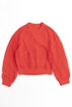 【メゾンスペシャル/MAISON SPECIAL】のTulle Layered Low Gauge Reversible Knit Pullover/チュールレイヤーローゲージリバーシブルプルオーバーニット RED(レッド)|ID: prp329100004054632 ipo3291000000035067377