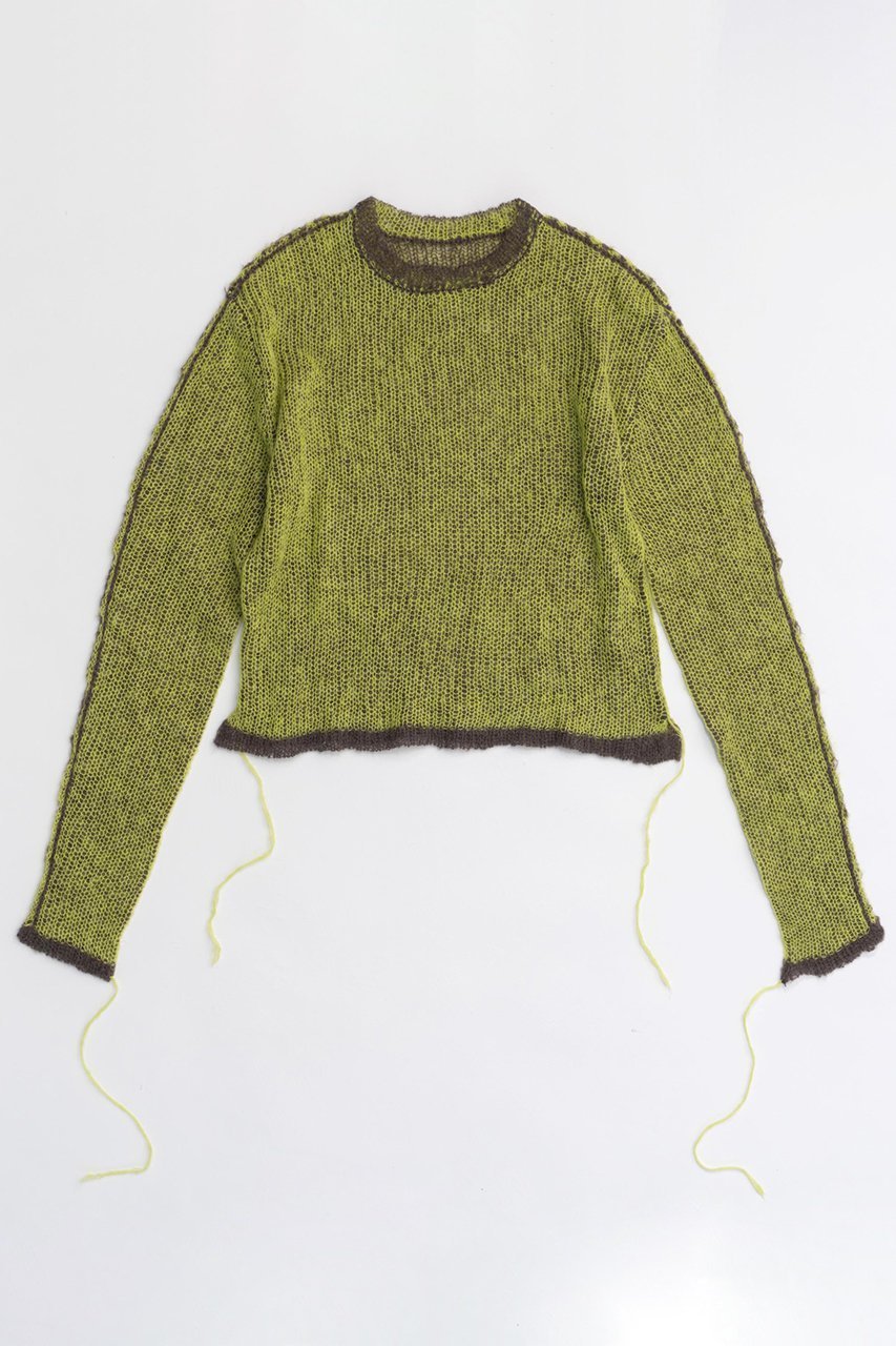 【メゾンスペシャル/MAISON SPECIAL】のReversible Mohair Knit Pullover/リバーシブルモヘアニットプルオーバー インテリア・キッズ・メンズ・レディースファッション・服の通販 founy(ファニー) 　ファッション　Fashion　レディースファッション　WOMEN　トップス・カットソー　Tops/Tshirt　ニット　Knit Tops　プルオーバー　Pullover　シンプル　Simple　モヘア　Mohair　LIME(ライム)|ID: prp329100004054633 ipo3291000000027287098