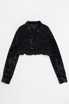 【メゾンスペシャル/MAISON SPECIAL】のShirring Velor Ribbon Blouse/シャーリングベロアリボンブラウス 人気、トレンドファッション・服の通販 founy(ファニー) ファッション Fashion レディースファッション WOMEN トップス・カットソー Tops/Tshirt シャツ/ブラウス Shirts/Blouses ベロア Velour おすすめ Recommend クラッシュ Crash シャーリング Shirring スリーブ Sleeve セットアップ Set Up ベロア Velor リボン Ribbon ロング Long エレガント 上品 Elegant 今季 This Season thumbnail BLK(ブラック)|ID: prp329100004054634 ipo3291000000027287100