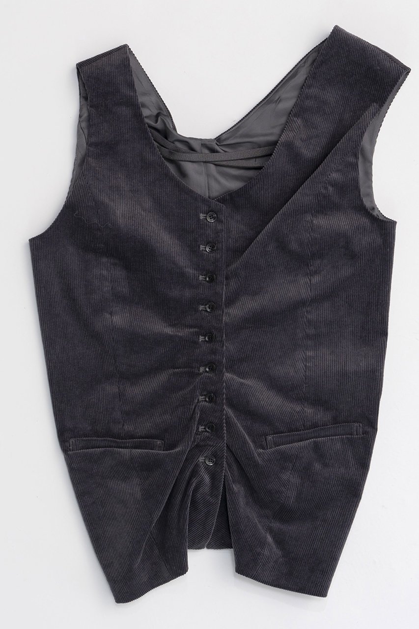 【メゾンスペシャル/MAISON SPECIAL】のCorduroy Asymmetry Vest/コーデュロイアシンメトリーベスト 人気、トレンドファッション・服の通販 founy(ファニー) 　ファッション　Fashion　レディースファッション　WOMEN　アウター　Coat Outerwear　ジャケット　Jackets　アシンメトリー　Asymmetry　オフショルダー　Off Shoulder　秋　Autumn/Fall　カットソー　Cut And Sew　カーゴパンツ　Cargo Pants　コーデュロイ　Corduroy　ジャケット　Jacket　セットアップ　Set Up　ベスト　Vest　おすすめ　Recommend　 other-1|ID: prp329100004054635 ipo3291000000027287103