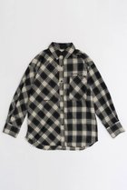 【メゾンスペシャル/MAISON SPECIAL】のRandom Checkered Oversized Shirt/ランダムチェックオーバーシャツ BLK(ブラック)|ID:prp329100004054638