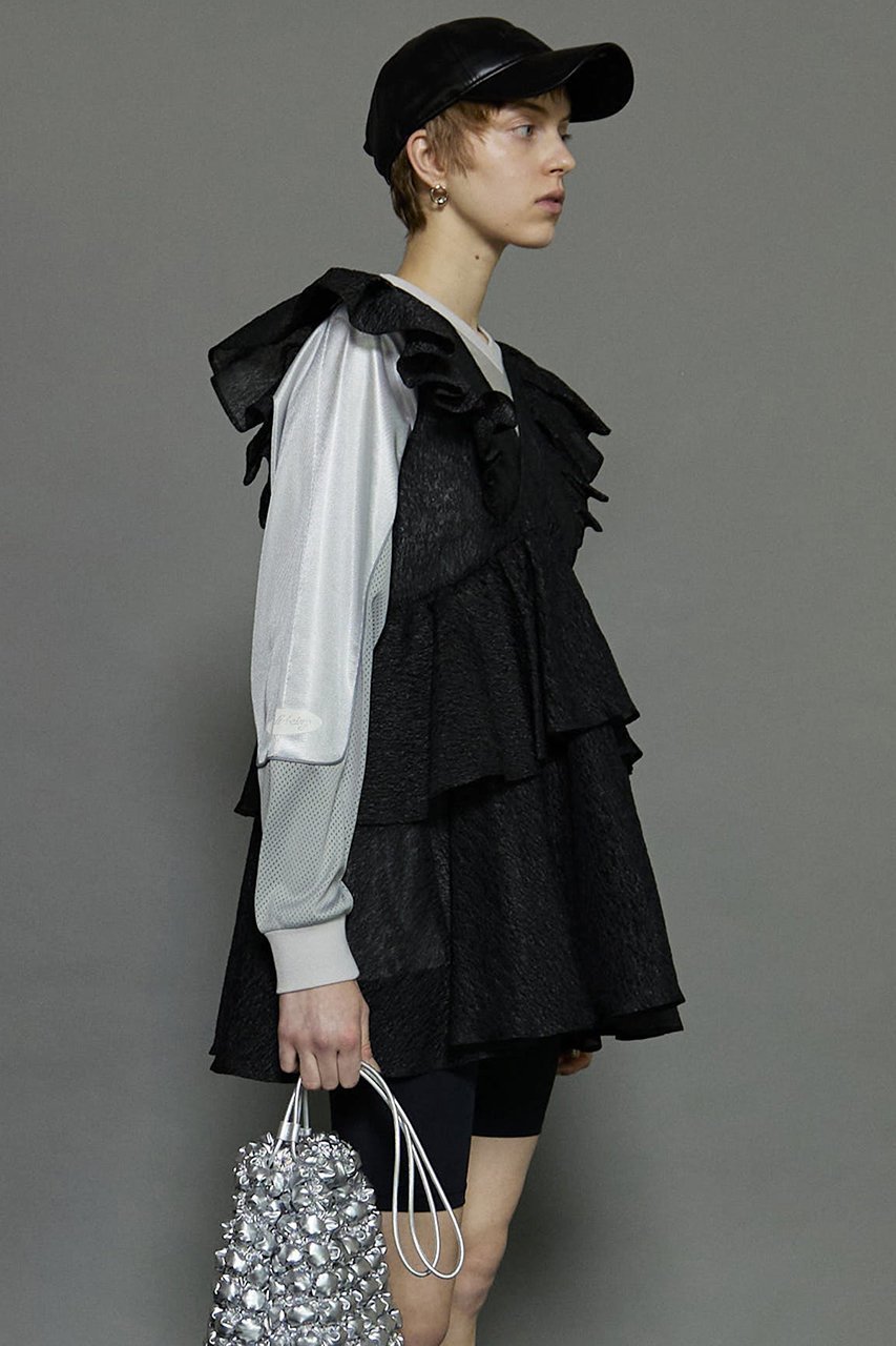 【メゾンスペシャル/MAISON SPECIAL】のJacquard Tunic/ジャガードチュニック 人気、トレンドファッション・服の通販 founy(ファニー) 　ファッション　Fashion　レディースファッション　Fashion for Women　トップス・カットソー　Cut & Sew Tops　キャミソール&ノースリーブ　Camisoles & Sleeveless Tops　シャツ・ブラウス・オフィスカジュアル　Elegant Blouses & Button-Ups　おすすめ　Recommended / Our Picks　チュニック　Tunic, Long Top　ノースリーブ　Sleeveless, No-Sleeve　エレガント 上品　Elegant　other-8|ID: prp329100004054639 ipo3291000000035823376