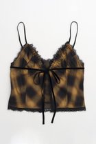 【メゾンスペシャル/MAISON SPECIAL】のCheckered Lingerie Bustier/チェックランジェリービスチェ MTD(マスタード)|ID: prp329100004054640 ipo3291000000032900648