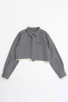 【メゾンスペシャル/MAISON SPECIAL】のHand Stitch With Tie Short Length Shirt/ハンドステッチネクタイショートシャツ 人気、トレンドファッション・服の通販 founy(ファニー) ファッション Fashion レディースファッション WOMEN トップス・カットソー Tops/Tshirt シャツ/ブラウス Shirts/Blouses アクセサリー Accessories ショート Short スリーブ Sleeve ハンド Hand ベスト Vest ロング Long おすすめ Recommend エレガント 上品 Elegant thumbnail GRY(グレー)|ID: prp329100004054641 ipo3291000000027287124