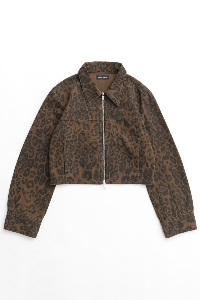 【メゾンスペシャル/MAISON SPECIAL】のLeopard Compact Silhouette Jacket/レオパードコンパクトジャケット インテリア・キッズ・メンズ・レディースファッション・服の通販 founy(ファニー) https://founy.com/ ファッション Fashion レディースファッション WOMEN アウター Coat Outerwear ジャケット Jackets ジャケット Jacket セットアップ Set Up レオパード Leopard ロング Long 羽織 Haori |ID: prp329100004054646 ipo3291000000027287139