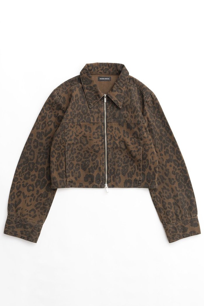 【メゾンスペシャル/MAISON SPECIAL】のLeopard Compact Silhouette Jacket/レオパードコンパクトジャケット インテリア・キッズ・メンズ・レディースファッション・服の通販 founy(ファニー) https://founy.com/ ファッション Fashion レディースファッション Fashion for Women アウター Coat / Outerwear Collection レディースジャケット・軽アウター Jackets ジャケット Jacket, Outerwear セットアップ Set-Up, Coordinated Outfit レオパード Leopard, Animal Print ロング Long, Long-Length 羽織 Haori, Light Jacket |ID: prp329100004054646 ipo3291000000032951671