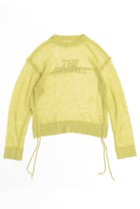 【メゾンスペシャル/MAISON SPECIAL】のBright Logo Sheer Knitwear/ブライトロゴシアーニット PST(ピスタチオ)|ID:prp329100004054650