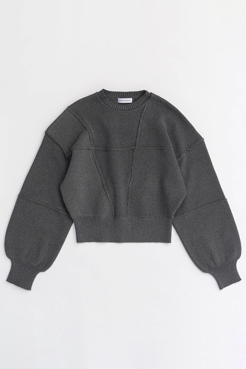 【メゾンスペシャル/MAISON SPECIAL】のOutseam Cocoon Sleeve Knitwear/アウトシームコクーンスリーブニット 人気、トレンドファッション・服の通販 founy(ファニー) 　ファッション　Fashion　レディースファッション　WOMEN　トップス・カットソー　Tops/Tshirt　ニット　Knit Tops　プルオーバー　Pullover　シンプル　Simple　スウェット　Sweat　再入荷　Restock/Back In Stock/Re Arrival　 other-1|ID: prp329100004054653 ipo3291000000027287161