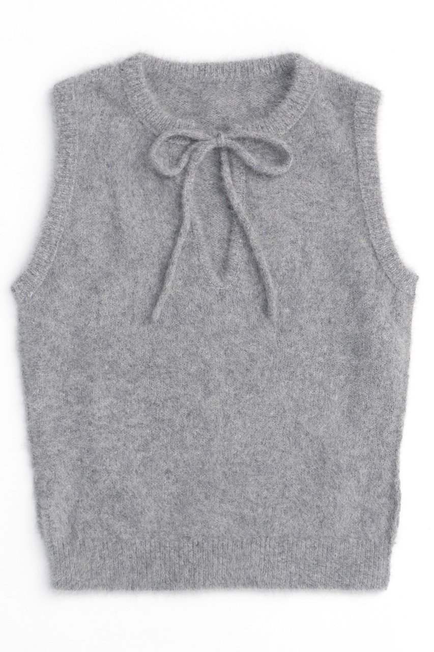 【メゾンスペシャル/MAISON SPECIAL】のFox Cashmere Knit Vest/フォックスカシミヤニットベスト 人気、トレンドファッション・服の通販 founy(ファニー) 　ファッション　Fashion　レディースファッション　WOMEN　トップス・カットソー　Tops/Tshirt　ニット　Knit Tops　ベスト/ジレ　Gilets/Vests　プルオーバー　Pullover　カシミヤ　Cashmere　カーディガン　Cardigan　シンプル　Simple　フォックス　Fox　ベスト　Vest　ベーシック　Basic　リボン　Ribbon　 other-1|ID: prp329100004054654 ipo3291000000027287166