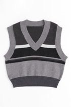 【メゾンスペシャル/MAISON SPECIAL】のBicolor Knit Vest/バイカラーベスト GRY(グレー)|ID:prp329100004054661