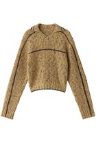 【メゾンスペシャル/MAISON SPECIAL】のNep Yarn Linking Knit Tops/ネップリンキングニットトップス YEL(イエロー)|ID: prp329100004054665 ipo3291000000035067614