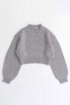 【メゾンスペシャル/MAISON SPECIAL】のWool Short Length Knitwear/ウールショートニット GRY(グレー)|ID:prp329100004054668