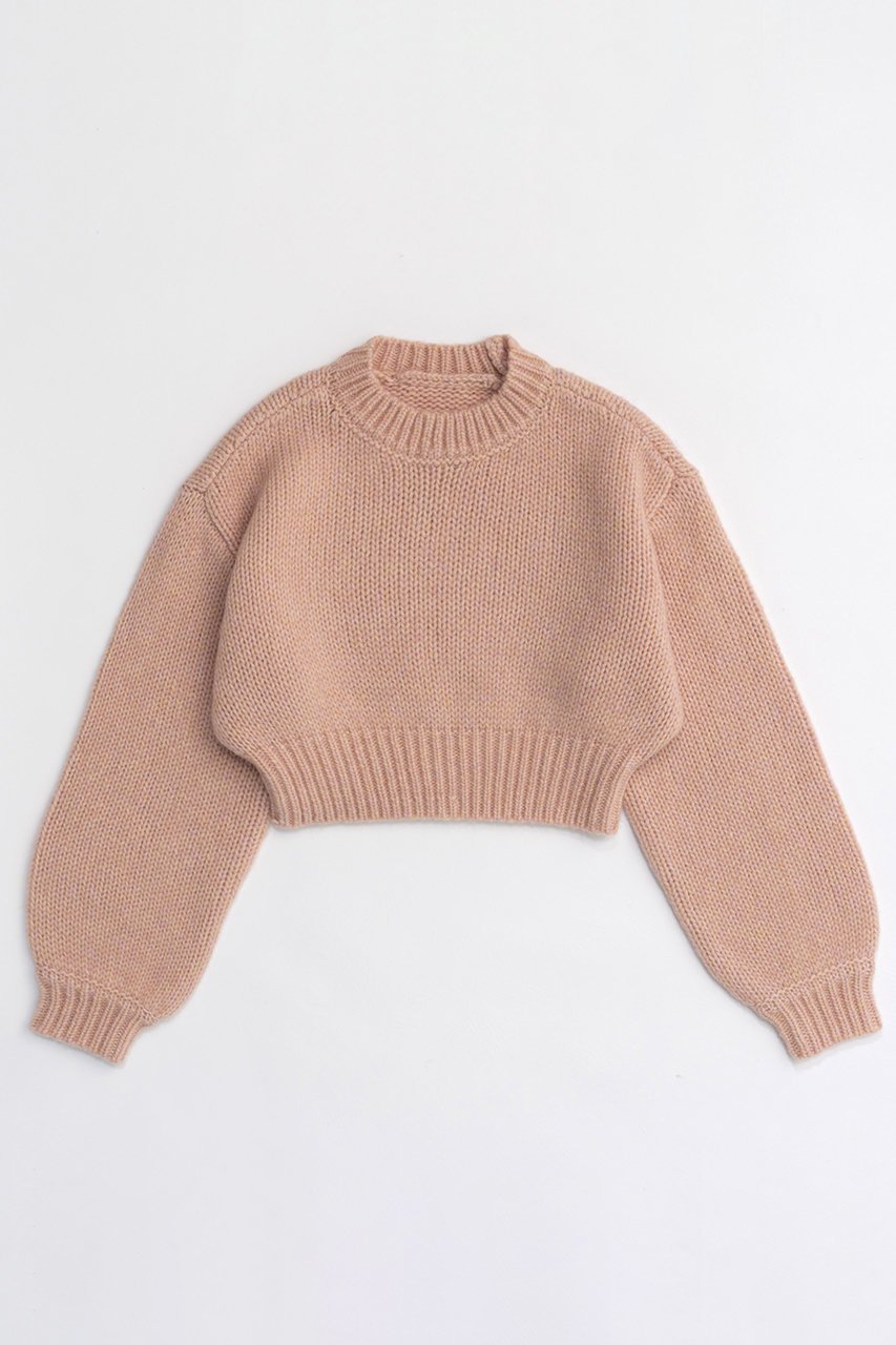 【メゾンスペシャル/MAISON SPECIAL】のWool Short Length Knitwear/ウールショートニット インテリア・キッズ・メンズ・レディースファッション・服の通販 founy(ファニー) 　ファッション　Fashion　レディースファッション　WOMEN　トップス・カットソー　Tops/Tshirt　ニット　Knit Tops　プルオーバー　Pullover　コンパクト　Compact　ショート　Short　PNK(ピンク)|ID: prp329100004054668 ipo3291000000027287228