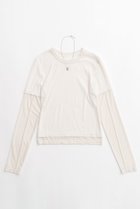 【メゾンスペシャル/MAISON SPECIAL】のWith Heart Necklace Velor Tops/ハートネックレス付きベロアトップス 人気、トレンドファッション・服の通販 founy(ファニー) ファッション Fashion レディースファッション WOMEN トップス・カットソー Tops/Tshirt シャツ/ブラウス Shirts/Blouses ロング / Tシャツ T-Shirts カットソー Cut and Sewn ベロア Velour ジュエリー Jewelry ネックレス Necklaces コーデュロイ Corduroy ストライプ Stripe スリーブ Sleeve ドッキング Docking ネックレス Necklace 長袖 Long Sleeve バイアス Bias ベロア Velor 半袖 Short Sleeve ロング Long ワンポイント One Point thumbnail WHT(ホワイト)|ID: prp329100004054670 ipo3291000000027287236