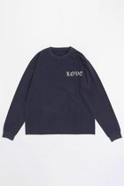 【メゾンスペシャル/MAISON SPECIAL】のLOVE Long Sleeve T-shirt/LOVEロングスリーブTEE NVY(ネイビー)|ID: prp329100004054671 ipo3291000000027287244