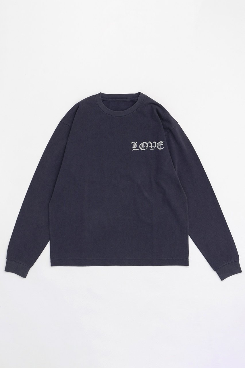 【メゾンスペシャル/MAISON SPECIAL】のLOVE Long Sleeve T-shirt/LOVEロングスリーブTEE インテリア・キッズ・メンズ・レディースファッション・服の通販 founy(ファニー) 　ファッション　Fashion　レディースファッション　WOMEN　トップス・カットソー　Tops/Tshirt　シャツ/ブラウス　Shirts/Blouses　ロング / Tシャツ　T-Shirts　カットソー　Cut and Sewn　インナー　Inner　ウォッシャブル　Washable　クラシカル　Classical　スリーブ　Sleeve　ロング　Long　ワンポイント　One Point　ヴィンテージ　Vintage　NVY(ネイビー)|ID: prp329100004054671 ipo3291000000027287244