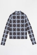 【メゾンスペシャル/MAISON SPECIAL】のFOCUS Checkered Turtleneck Tops/FOCUSチェックタートルトップス 人気、トレンドファッション・服の通販 founy(ファニー) ファッション Fashion レディースファッション WOMEN トップス・カットソー Tops/Tshirt シャツ/ブラウス Shirts/Blouses ロング / Tシャツ T-Shirts カットソー Cut and Sewn タートルネック Turtleneck インナー Inner スタイリッシュ Stylish スリーブ Sleeve タートルネック Turtleneck チェック Check パターン Pattern ロング Long thumbnail BLK(ブラック)|ID: prp329100004054672 ipo3291000000027287248