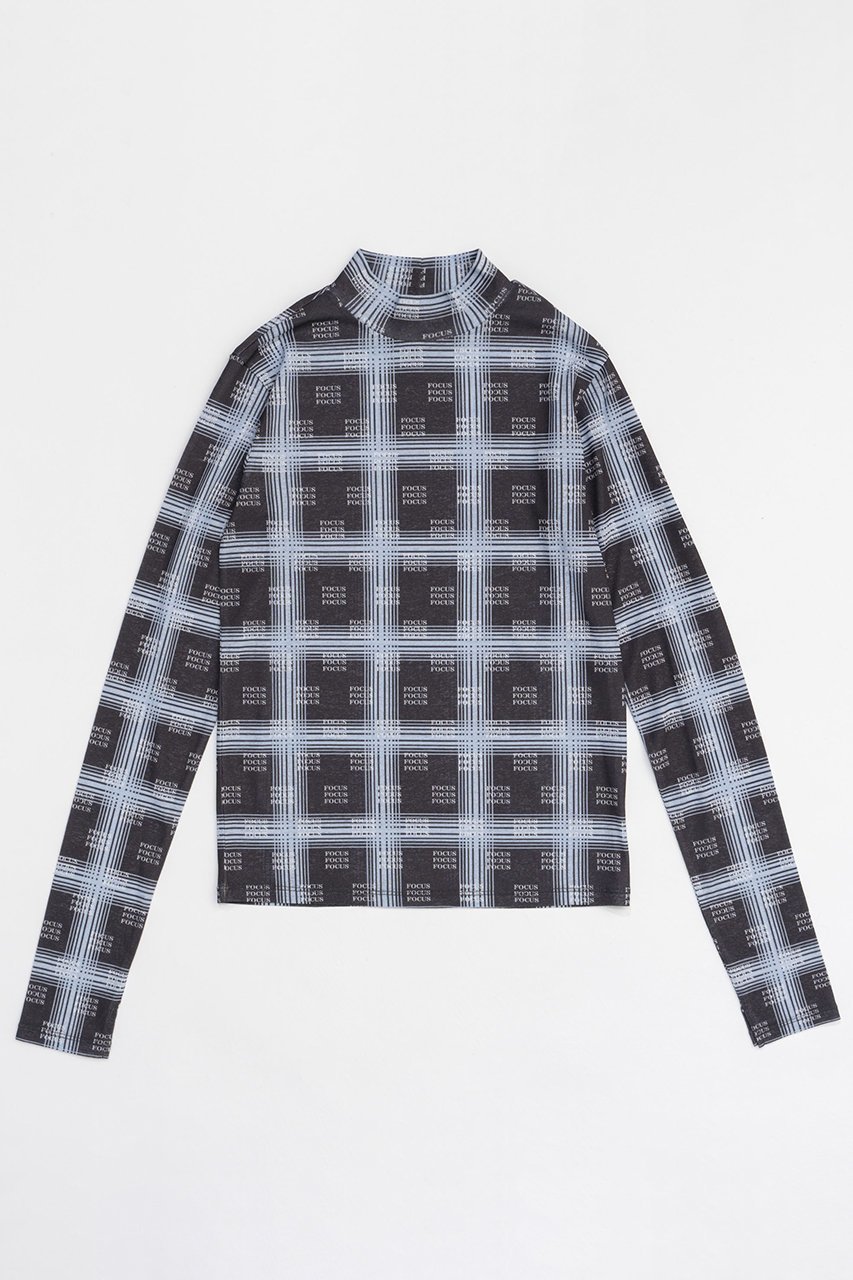 【メゾンスペシャル/MAISON SPECIAL】のFOCUS Checkered Turtleneck Tops/FOCUSチェックタートルトップス インテリア・キッズ・メンズ・レディースファッション・服の通販 founy(ファニー) 　ファッション　Fashion　レディースファッション　WOMEN　トップス・カットソー　Tops/Tshirt　シャツ/ブラウス　Shirts/Blouses　ロング / Tシャツ　T-Shirts　カットソー　Cut and Sewn　タートルネック　Turtleneck　インナー　Inner　スタイリッシュ　Stylish　スリーブ　Sleeve　タートルネック　Turtleneck　チェック　Check　パターン　Pattern　ロング　Long　BLK(ブラック)|ID: prp329100004054672 ipo3291000000027287248