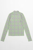 【メゾンスペシャル/MAISON SPECIAL】のFOCUS Checkered Turtleneck Tops/FOCUSチェックタートルトップス 人気、トレンドファッション・服の通販 founy(ファニー) ファッション Fashion レディースファッション WOMEN トップス・カットソー Tops/Tshirt シャツ/ブラウス Shirts/Blouses ロング / Tシャツ T-Shirts カットソー Cut and Sewn タートルネック Turtleneck インナー Inner スタイリッシュ Stylish スリーブ Sleeve タートルネック Turtleneck チェック Check パターン Pattern ロング Long thumbnail GRN(グリーン)|ID: prp329100004054672 ipo3291000000027287249