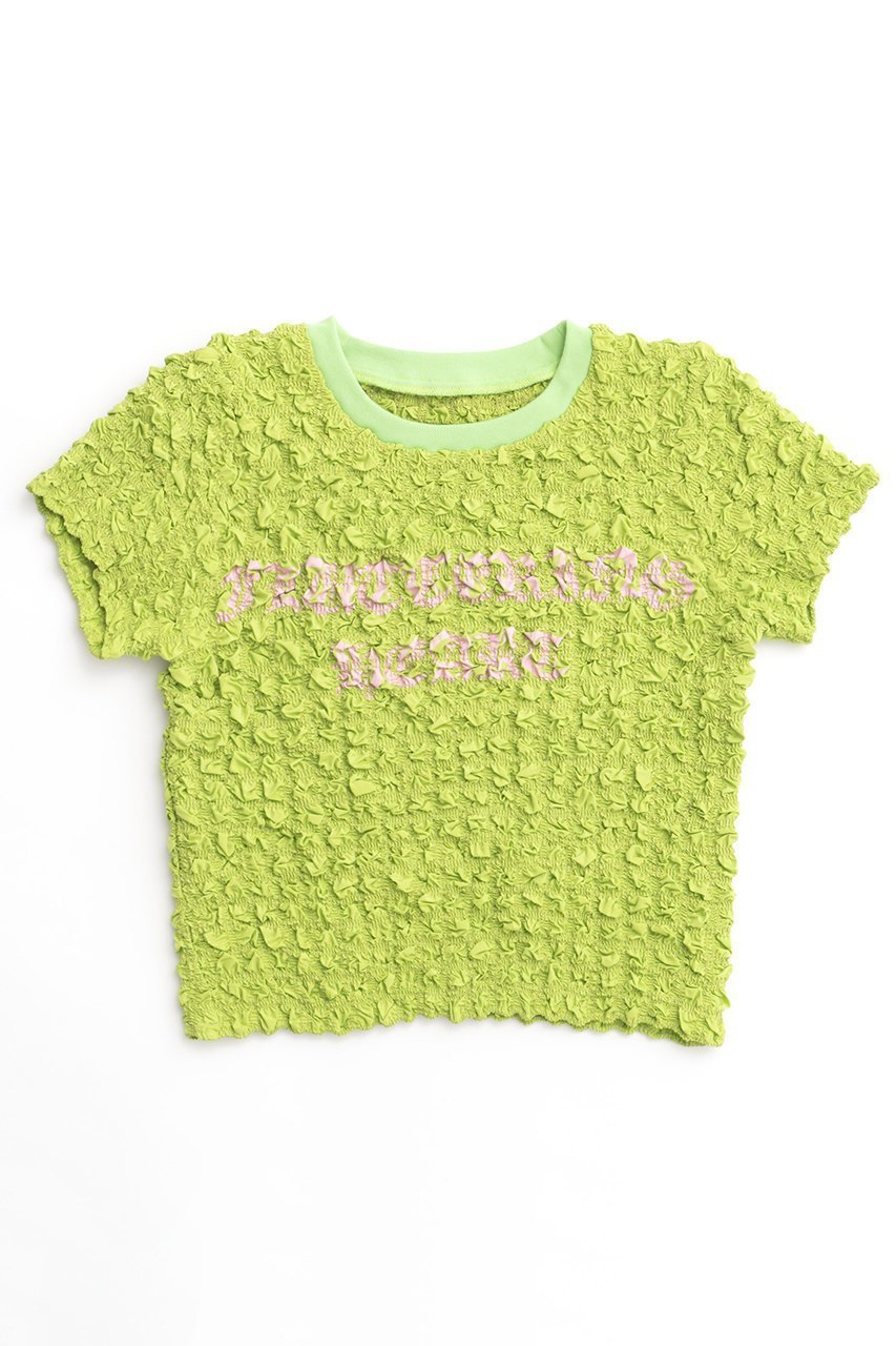 【メゾンスペシャル/MAISON SPECIAL】のShirring Printed T-shirt/シャーリングプリントTシャツ インテリア・キッズ・メンズ・レディースファッション・服の通販 founy(ファニー) 　ファッション　Fashion　レディースファッション　Fashion for Women　トップス・カットソー　Cut & Sew Tops　シャツ・ブラウス・オフィスカジュアル　Elegant Blouses & Button-Ups　ロングTシャツ・Tシャツ　Longline T-Shirts & Tees　カットソー・ベーシックTシャツ　Cut-and-Sewn Tops / Stretch Tees & Basics　クラシカル　Classical, Vintage-Inspired　シャーリング　Shirring, Ruched　ショート　Short, Short Length　シンプル　Simple, Minimal　ストレッチ　Stretch, Stretchy Fabric　スリーブ　Sleeve, Long Sleeve / Short Sleeve　プリント　Print, Printed Pattern　ロング　Long, Long-Length　LIME(ライム)|ID: prp329100004054673 ipo3291000000032919851