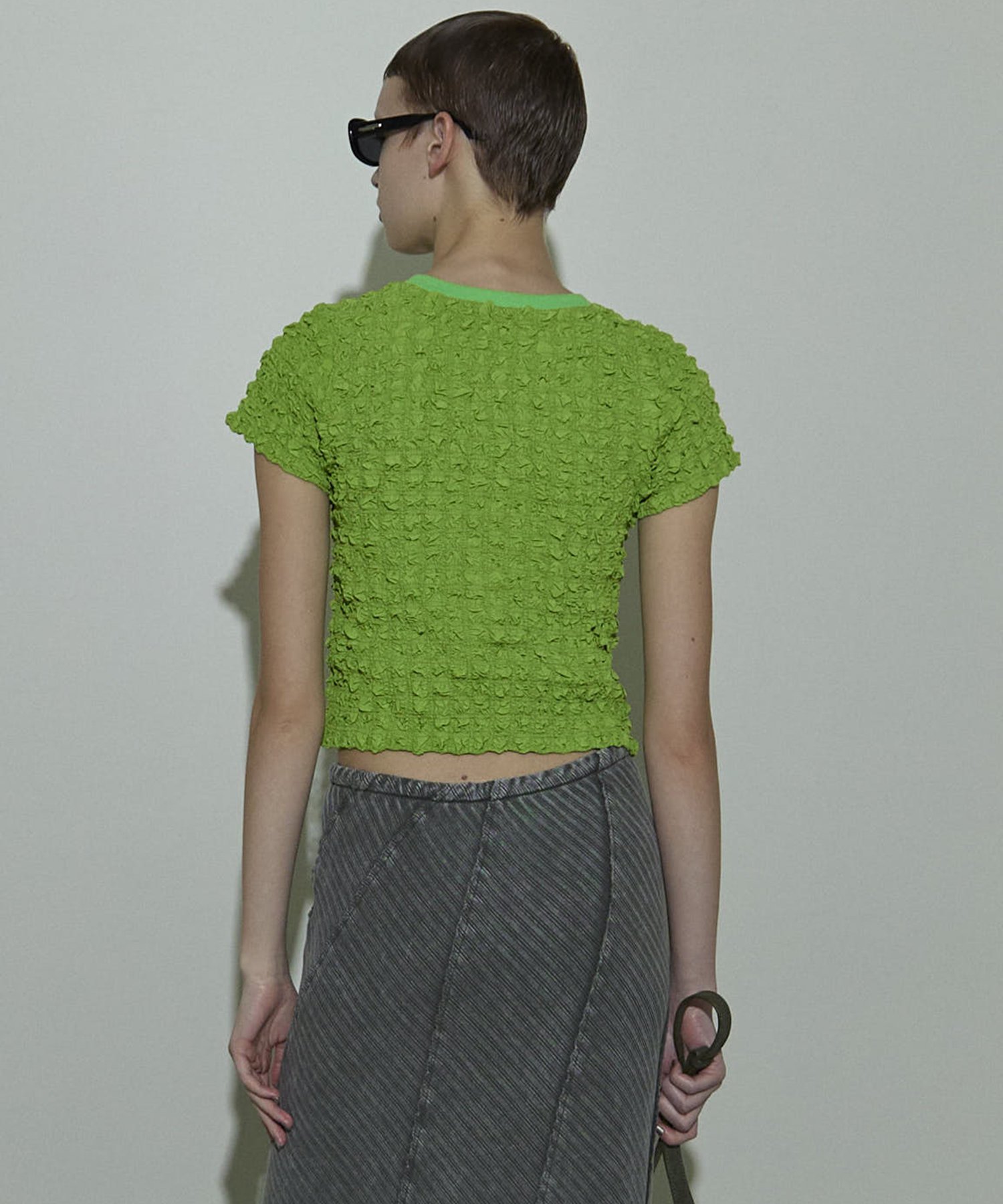 【メゾンスペシャル/MAISON SPECIAL】のShirring Printed T-shirt/シャーリングプリントTシャツ 人気、トレンドファッション・服の通販 founy(ファニー) 　ファッション　Fashion　レディースファッション　Fashion for Women　トップス・カットソー　Cut & Sew Tops　シャツ・ブラウス・オフィスカジュアル　Elegant Blouses & Button-Ups　ロングTシャツ・Tシャツ　Longline T-Shirts & Tees　カットソー・ベーシックTシャツ　Cut-and-Sewn Tops / Stretch Tees & Basics　クラシカル　Classical, Vintage-Inspired　シャーリング　Shirring, Ruched　ショート　Short, Short Length　シンプル　Simple, Minimal　ストレッチ　Stretch, Stretchy Fabric　スリーブ　Sleeve, Long Sleeve / Short Sleeve　プリント　Print, Printed Pattern　ロング　Long, Long-Length　other-5|ID: prp329100004054673 ipo3291000000032919889