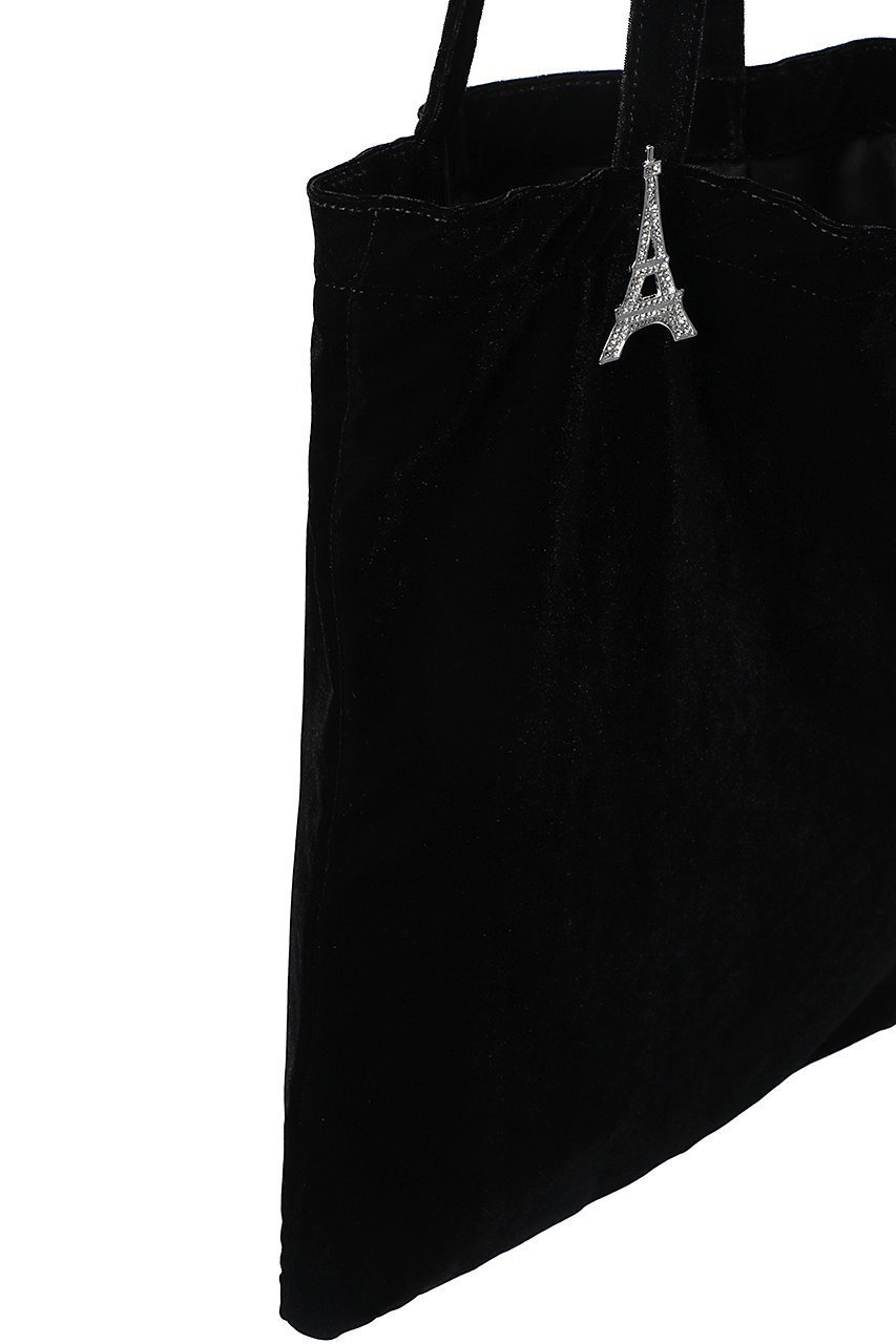 【ビリティス ディセッタン/Bilitis dix-sept ans】のベルベットトートバッグ 人気、トレンドファッション・服の通販 founy(ファニー) 　ファッション　Fashion　レディースファッション　Fashion for Women　バッグ　Bags　スクエア　Square, Square Shape　フォルム　Silhouette, Form　ブローチ　Brooch, Pin Brooch　ベルベット　Velvet, Velvety　モチーフ　Motif, Design Theme　リボン　Ribbon, Bow　エレガント 上品　Elegant　other-4|ID: prp329100004054687 ipo3291000000032783321