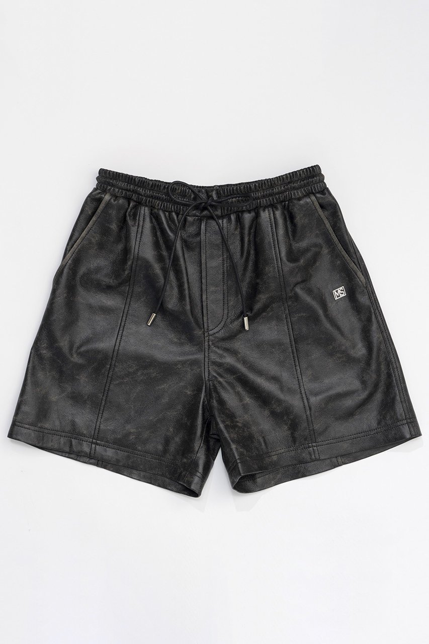 【メゾンスペシャル/MAISON SPECIAL】のVintage faux Leather Shorts/ヴィンテージフェイクレザーショーツ インテリア・キッズ・メンズ・レディースファッション・服の通販 founy(ファニー) 　ファッション　Fashion　レディースファッション　Fashion for Women　パンツ　Pants & Trousers　ショートパンツ・ハーフパンツ　High-Waisted & Relaxed Shorts　ショート　Short, Short Length　ジャケット　Jacket, Outerwear　バランス　Balance, Style Balance　フェイクレザー　Faux Leather, PU Leather　ヴィンテージ　Vintage Style　D.BRN(ダークブラウン)|ID: prp329100004055797 ipo3291000000032817380