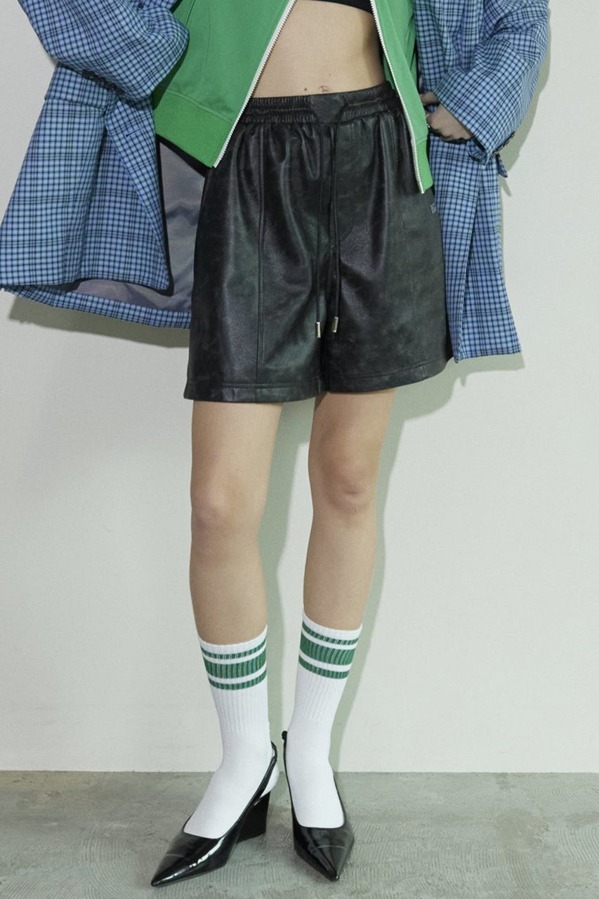 【メゾンスペシャル/MAISON SPECIAL】のVintage faux Leather Shorts/ヴィンテージフェイクレザーショーツ 大人の最旬トレンドファッション＆コーディネート founy(ファウニー) 　ファッション　Fashion　レディースファッション　Fashion for Women　パンツ　Pants & Trousers　ショートパンツ・ハーフパンツ　High-Waisted & Relaxed Shorts　ショート　Short, Short Length　ジャケット　Jacket, Outerwear　バランス　Balance, Style Balance　フェイクレザー　Faux Leather, PU Leather　ヴィンテージ　Vintage Style　other-7|ID: prp329100004055797 ipo3291000000032817386