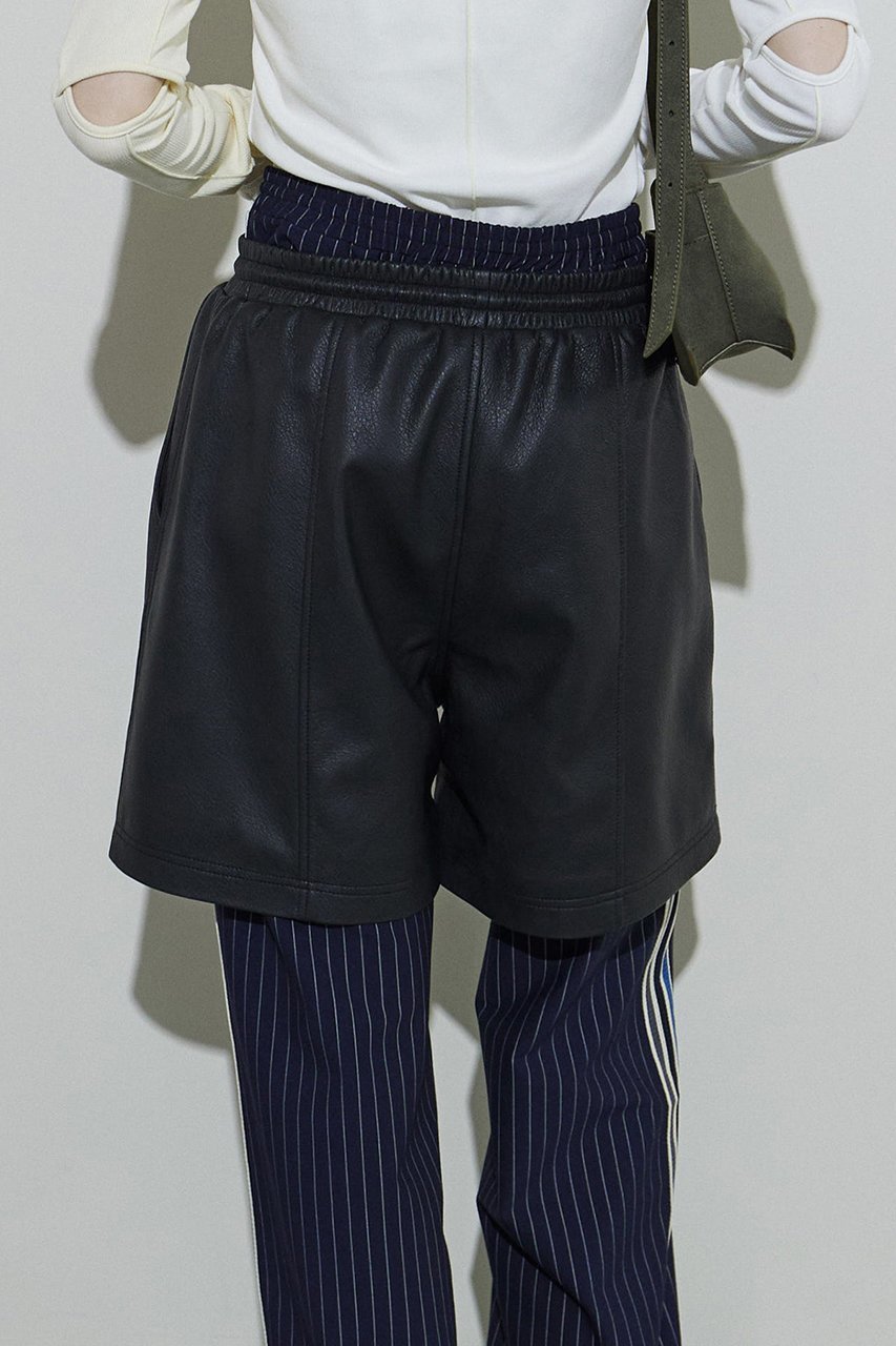 【メゾンスペシャル/MAISON SPECIAL】のVintage faux Leather Shorts/ヴィンテージフェイクレザーショーツ 人気、トレンドファッション・服の通販 founy(ファニー) 　ファッション　Fashion　レディースファッション　Fashion for Women　パンツ　Pants & Trousers　ショートパンツ・ハーフパンツ　High-Waisted & Relaxed Shorts　ショート　Short, Short Length　ジャケット　Jacket, Outerwear　バランス　Balance, Style Balance　フェイクレザー　Faux Leather, PU Leather　ヴィンテージ　Vintage Style　other-7|ID: prp329100004055797 ipo3291000000035693391