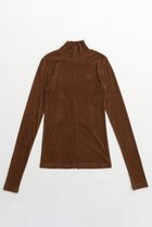 【メゾンスペシャル/MAISON SPECIAL】のVelor Mesh Tops/ベロアメッシュトップス CML(キャメル)|ID: prp329100004055798 ipo3291000000035321278