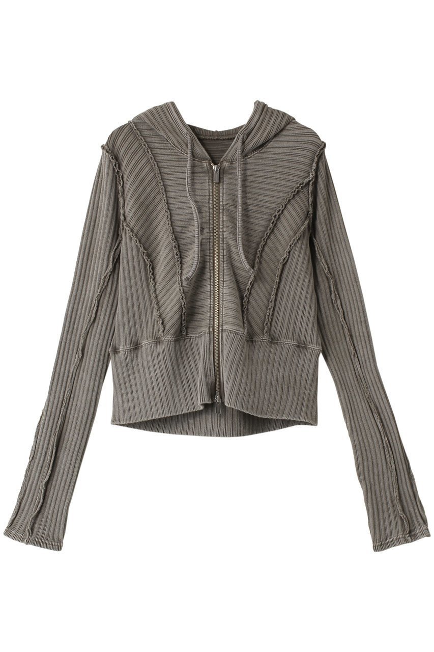 【メゾンスペシャル/MAISON SPECIAL】のRibbed Short Hoodie/リブショートフードパーカー インテリア・キッズ・メンズ・レディースファッション・服の通販 founy(ファニー) 　ファッション　Fashion　レディースファッション　Fashion for Women　トップス・カットソー　Cut & Sew Tops　シャツ・ブラウス・オフィスカジュアル　Elegant Blouses & Button-Ups　レディースパーカー・カジュアルフーディー　Casual Hoodies & Sweatshirts　ロングTシャツ・Tシャツ　Longline T-Shirts & Tees　スウェット・クルーネックトップス　Sweatshirts & Crewnecks / Relaxed Fit Sweat Tops　カットソー・ベーシックTシャツ　Cut-and-Sewn Tops / Stretch Tees & Basics　コンパクト　Compact, Small Size　ショート　Short, Short Length　セットアップ　Set-Up, Coordinated Outfit　パーカー　Hoodie, Parka　ヴィンテージ　Vintage Style　羽織　Haori, Light Jacket　BRN(ブラウン)|ID: prp329100004055799 ipo3291000000032898653