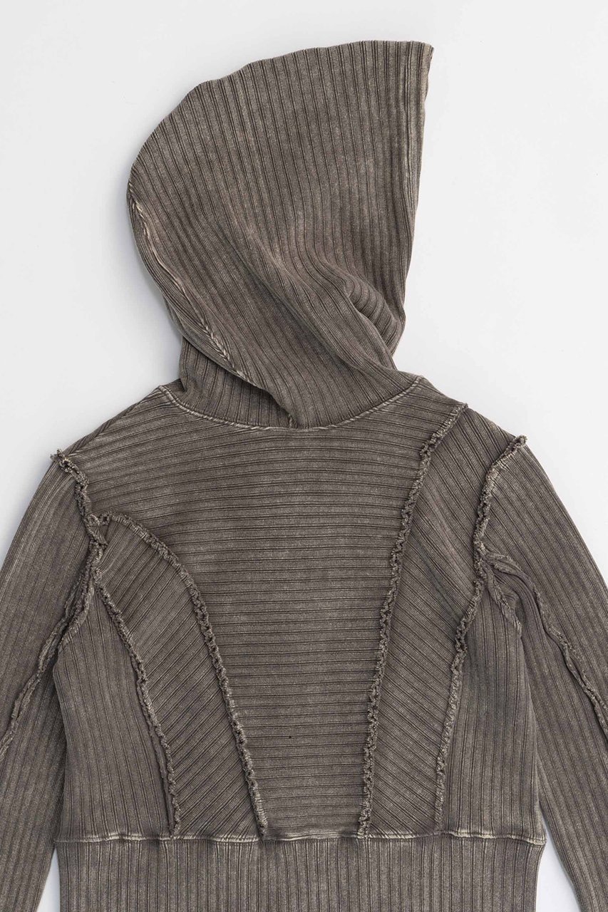 【メゾンスペシャル/MAISON SPECIAL】のRibbed Short Hoodie/リブショートフードパーカー 人気、トレンドファッション・服の通販 founy(ファニー) 　ファッション　Fashion　レディースファッション　Fashion for Women　トップス・カットソー　Cut & Sew Tops　シャツ・ブラウス・オフィスカジュアル　Elegant Blouses & Button-Ups　レディースパーカー・カジュアルフーディー　Casual Hoodies & Sweatshirts　ロングTシャツ・Tシャツ　Longline T-Shirts & Tees　スウェット・クルーネックトップス　Sweatshirts & Crewnecks / Relaxed Fit Sweat Tops　カットソー・ベーシックTシャツ　Cut-and-Sewn Tops / Stretch Tees & Basics　コンパクト　Compact, Small Size　ショート　Short, Short Length　セットアップ　Set-Up, Coordinated Outfit　パーカー　Hoodie, Parka　ヴィンテージ　Vintage Style　羽織　Haori, Light Jacket　other-6|ID: prp329100004055799 ipo3291000000032898677